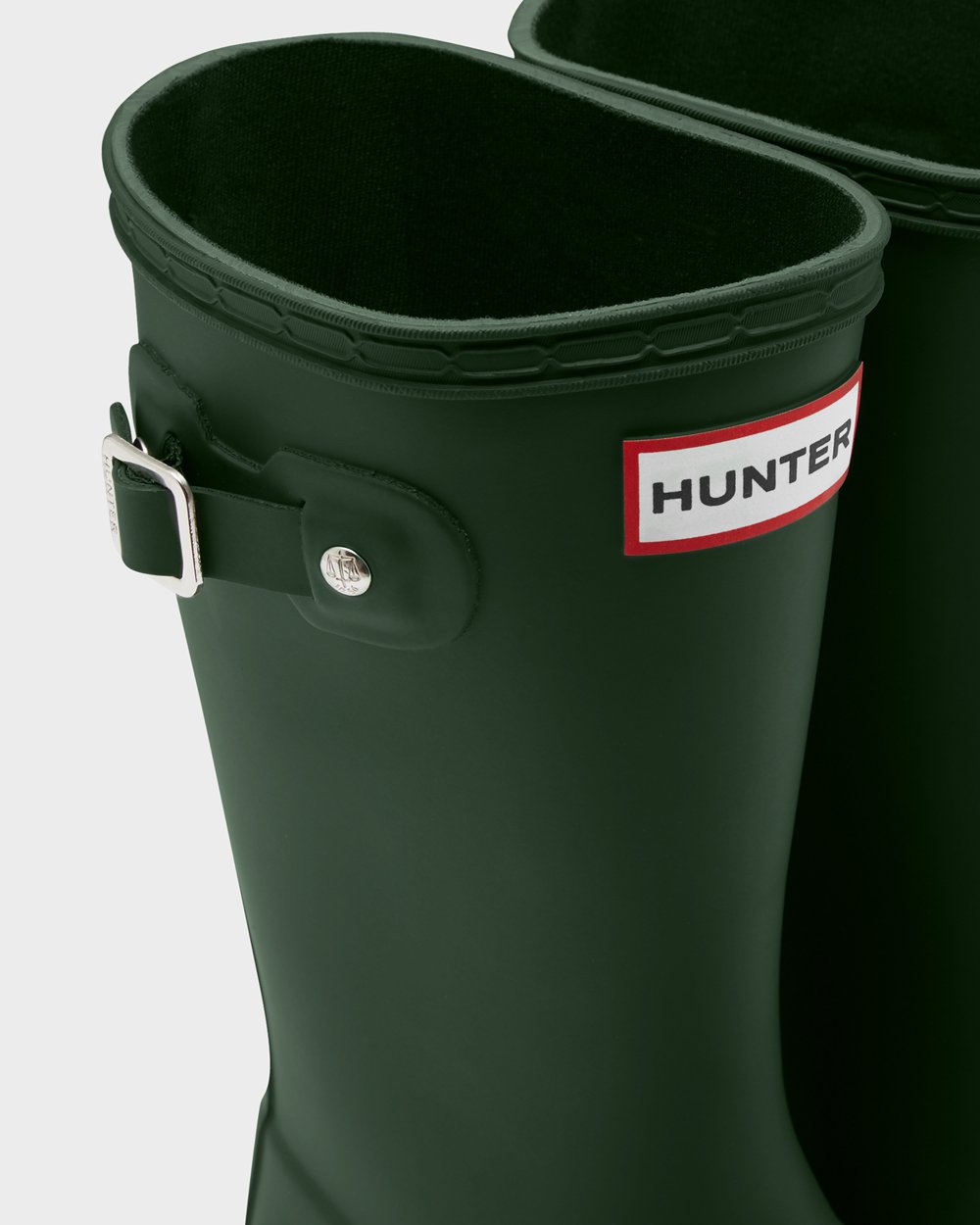 Botas De Agua Hunter Niños Original Big - Verde - Argentina 9804AHCXW